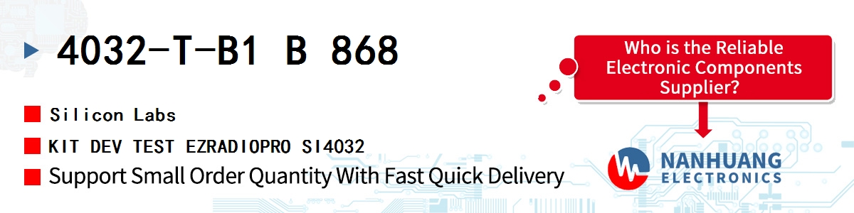 4032-T-B1 B 868 Silicon Labs KIT DEV TEST EZRADIOPRO SI4032