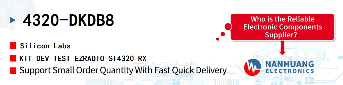 4320-DKDB8 Silicon Labs KIT DEV TEST EZRADIO SI4320 RX