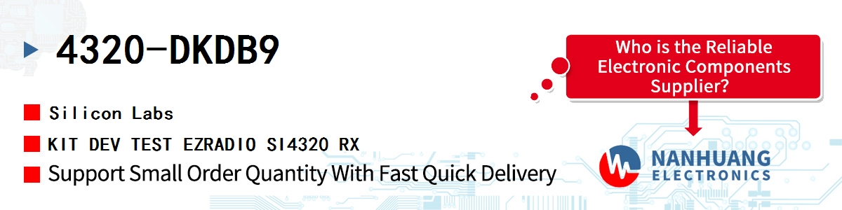 4320-DKDB9 Silicon Labs KIT DEV TEST EZRADIO SI4320 RX