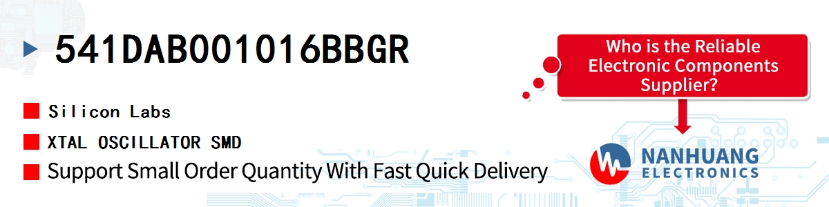 541DAB001016BBGR Silicon Labs XTAL OSCILLATOR SMD