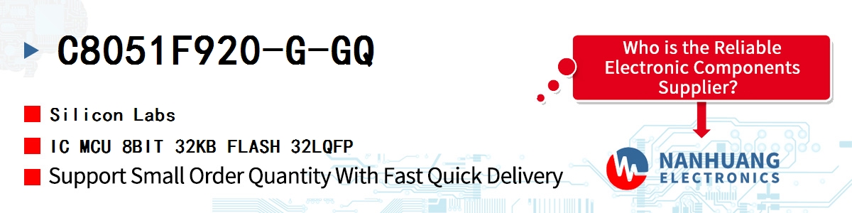 C8051F920-G-GQ Silicon Labs IC MCU 8BIT 32KB FLASH 32LQFP