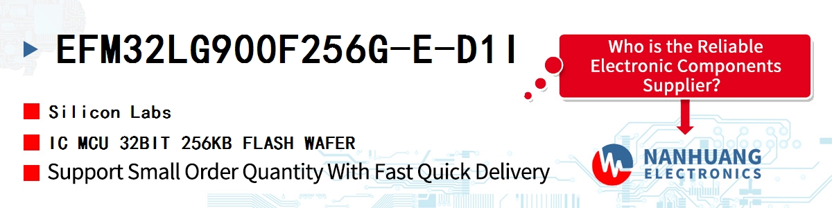 EFM32LG900F256G-E-D1I Silicon Labs IC MCU 32BIT 256KB FLASH WAFER