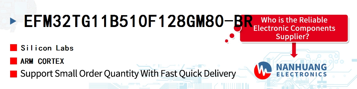 EFM32TG11B510F128GM80-BR Silicon Labs ARM CORTEX