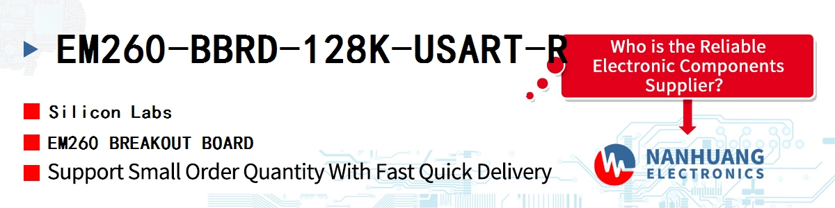 EM260-BBRD-128K-USART-R Silicon Labs EM260 BREAKOUT BOARD