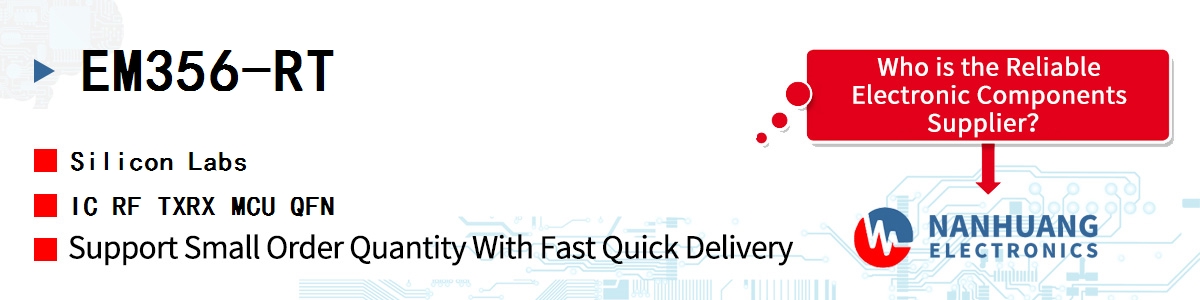 EM356-RT Silicon Labs IC RF TXRX MCU QFN