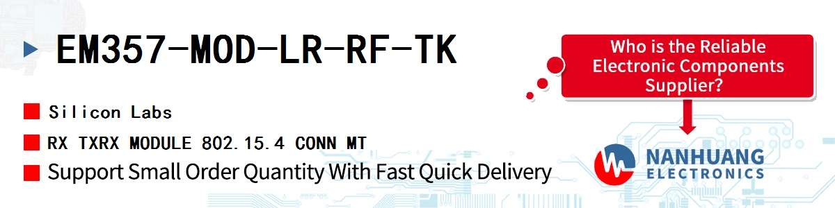 EM357-MOD-LR-RF-TK Silicon Labs RX TXRX MODULE 802.15.4 CONN MT