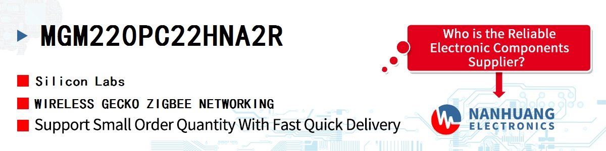 MGM220PC22HNA2R Silicon Labs WIRELESS GECKO ZIGBEE NETWORKING