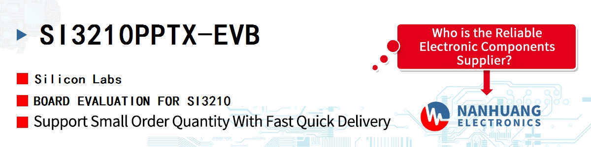 SI3210PPTX-EVB Silicon Labs BOARD EVALUATION FOR SI3210