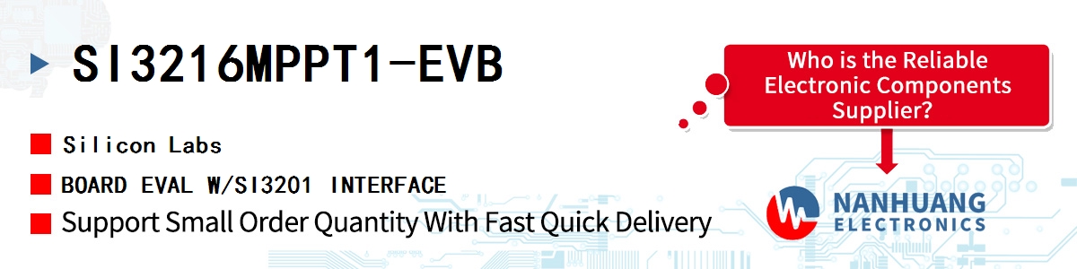 SI3216MPPT1-EVB Silicon Labs BOARD EVAL W/SI3201 INTERFACE