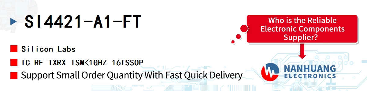 SI4421-A1-FT Silicon Labs IC RF TXRX ISM<1GHZ 16TSSOP