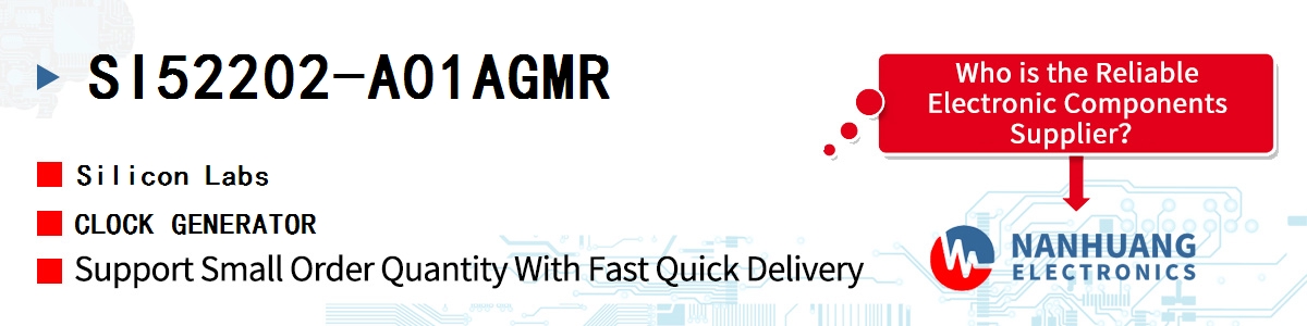 SI52202-A01AGMR Silicon Labs CLOCK GENERATOR