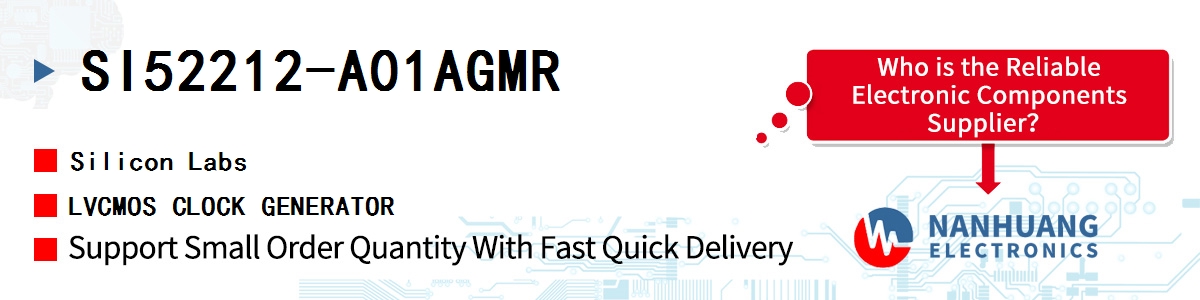 SI52212-A01AGMR Silicon Labs LVCMOS CLOCK GENERATOR