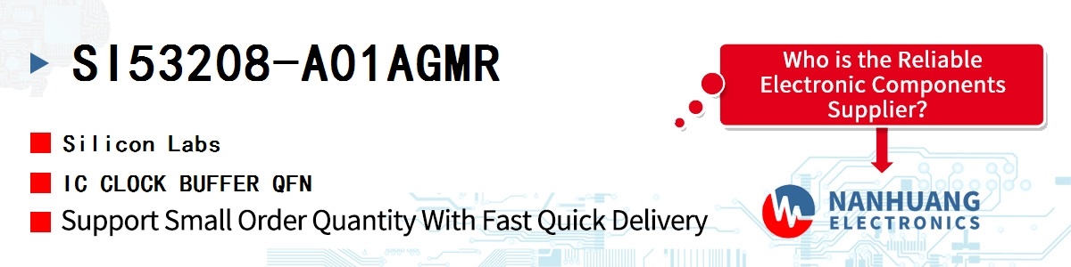 SI53208-A01AGMR Silicon Labs IC CLOCK BUFFER QFN