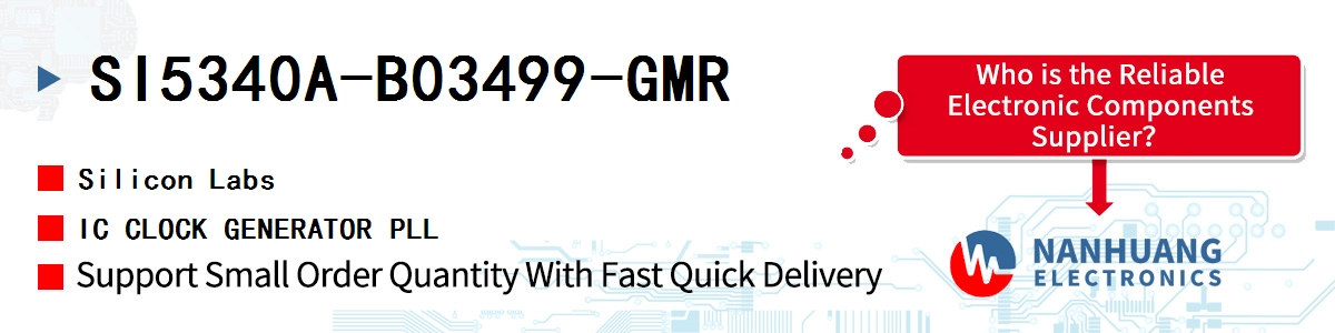 SI5340A-B03499-GMR Silicon Labs IC CLOCK GENERATOR PLL