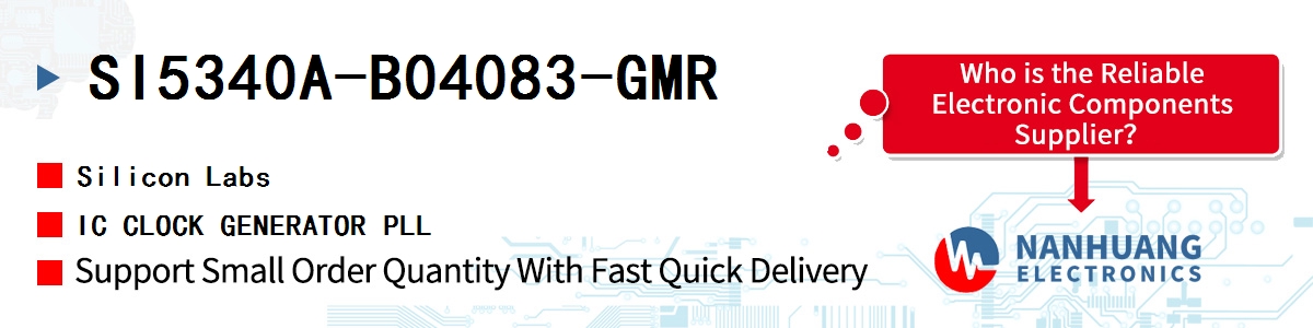 SI5340A-B04083-GMR Silicon Labs IC CLOCK GENERATOR PLL