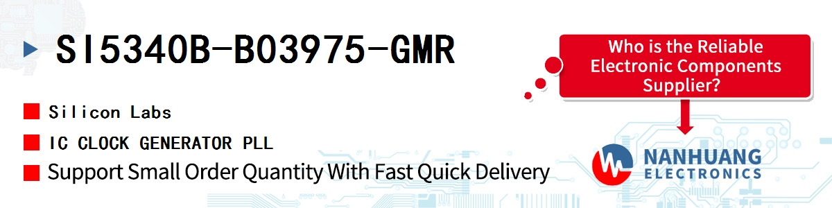 SI5340B-B03975-GMR Silicon Labs IC CLOCK GENERATOR PLL