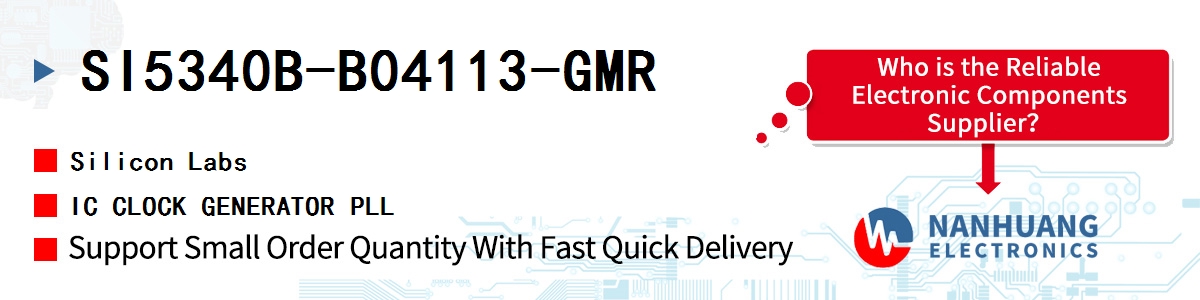 SI5340B-B04113-GMR Silicon Labs IC CLOCK GENERATOR PLL