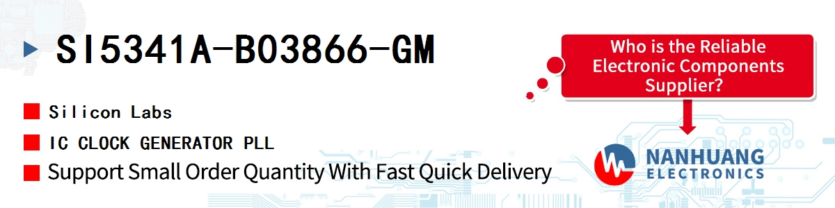 SI5341A-B03866-GM Silicon Labs IC CLOCK GENERATOR PLL