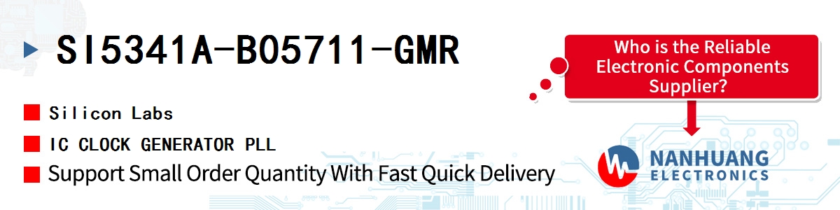 SI5341A-B05711-GMR Silicon Labs IC CLOCK GENERATOR PLL