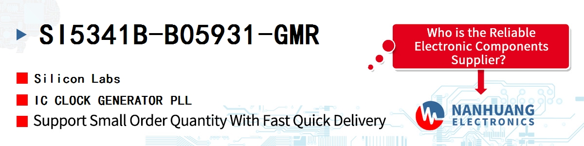 SI5341B-B05931-GMR Silicon Labs IC CLOCK GENERATOR PLL