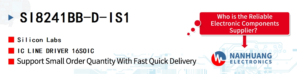 SI8241BB-D-IS1 Silicon Labs IC LINE DRIVER 16SOIC