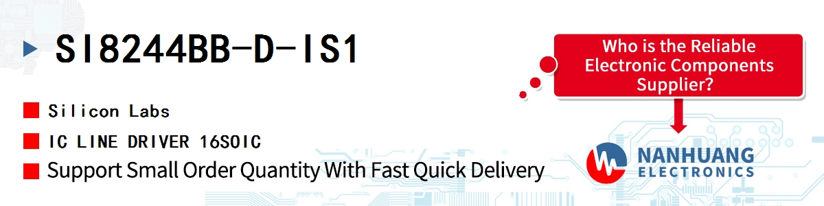 SI8244BB-D-IS1 Silicon Labs IC LINE DRIVER 16SOIC