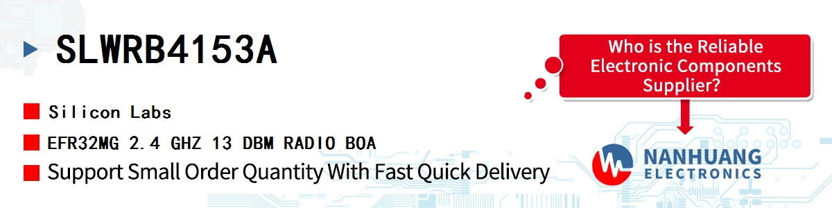 SLWRB4153A Silicon Labs EFR32MG 2.4 GHZ 13 DBM RADIO BOA